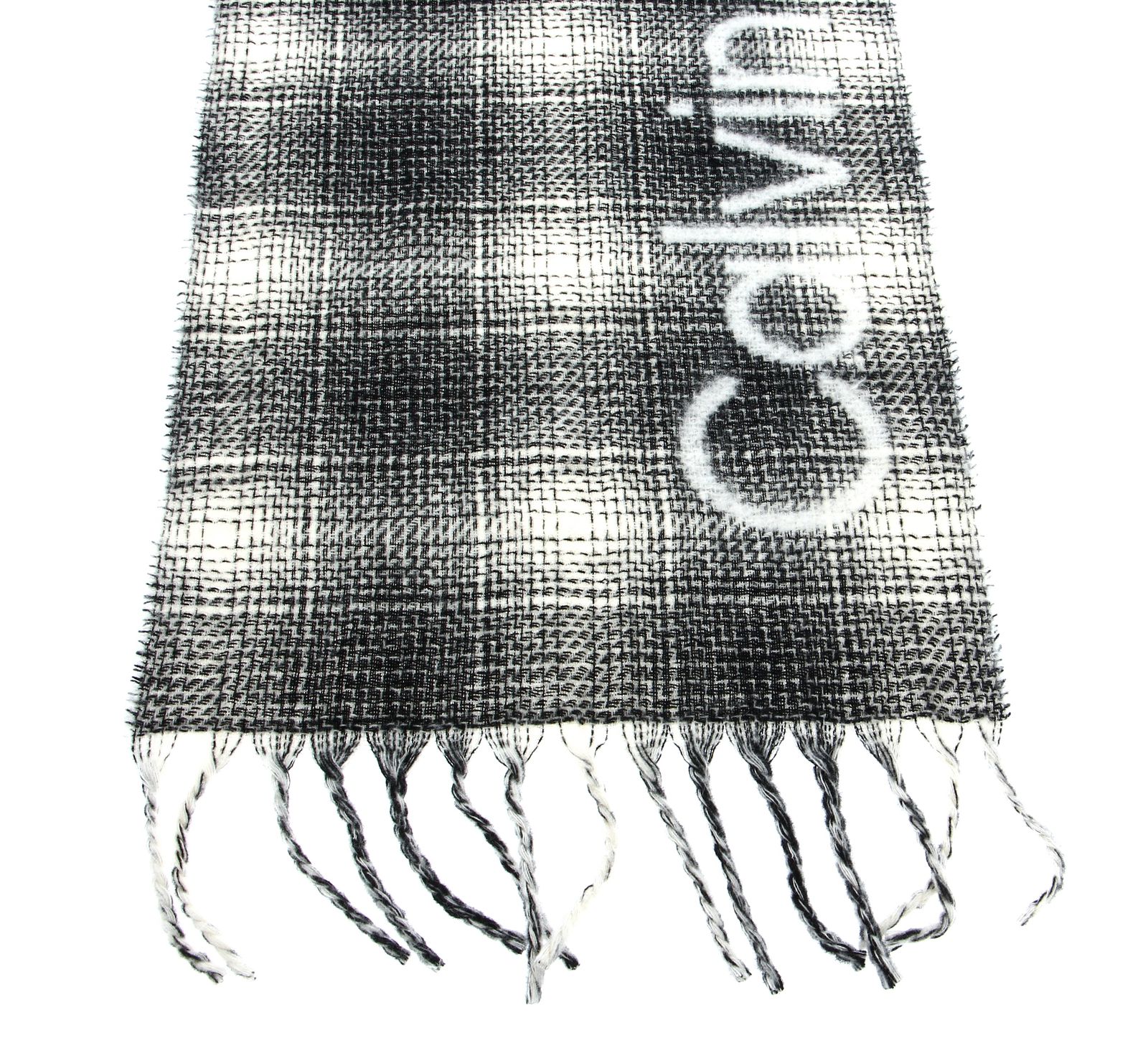 Calvin klein check sale scarf