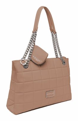 REPLAY Shoulder Bag Dirty Pale Beige