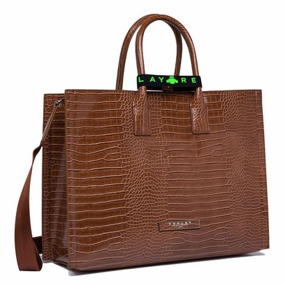 REPLAY Shopper Brick Brown