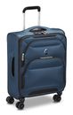 DELSEY PARIS Sky Max 2.0 4 DR Cabin Trolley Slim Line 55 Blue DELSEY PARIS Sky Max 2.0 4 DR Cabin Trolley Slim Line 55 Blue