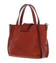 THE BRIDGE Bice Shopping Bag Rust / Oro