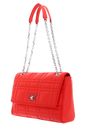 Calvin Klein Re-Lock Quilt Shoulder Bag L Deep Orange