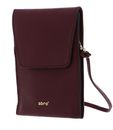abro Leather Adria Mobile Phone Bag Camilla Bordeaux