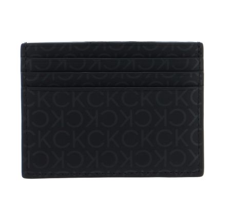 Calvin Klein card holder UV Mono Cardholder 6CC Black Uv Mono 