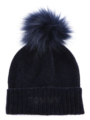 TOMMY HILFIGER Girls Youth Knitted Hat Space Blue