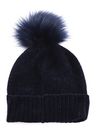 TOMMY HILFIGER Girls Youth Knitted Hat Space Blue TOMMY HILFIGER Girls Youth Knitted Hat Space Blue