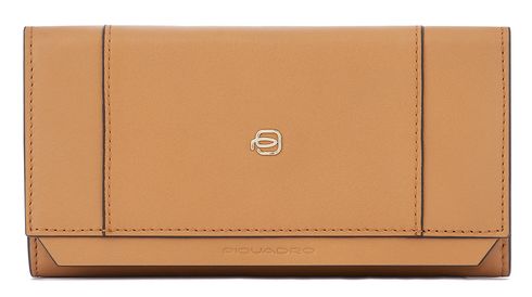 PIQUADRO Circle Women's Trifold Smartphone Wallet RFID Cuoio