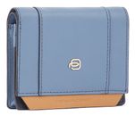 PIQUADRO Circle Women´s Bifold Wallet RFID Azzurro / Cuoio