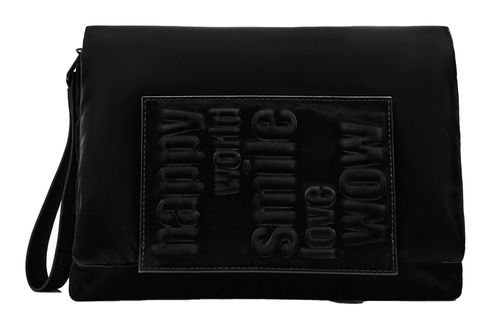 Desigual Bag Mensajes Dortmund Flap Shor Noir