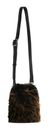 Desigual Bols Natal Mini Fur Crossbody Bag Marron