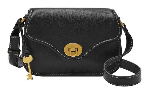 FOSSIL Heritage Flap Crossbody Black