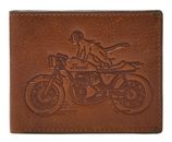 FOSSIL Bronson Bifold Cat Medium Brown