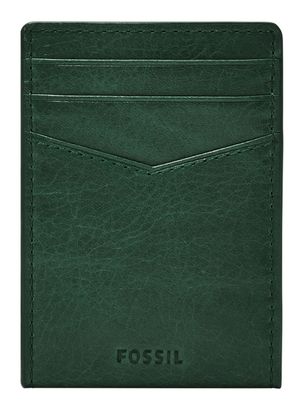 FOSSIL Andrew Card Case Pine Green