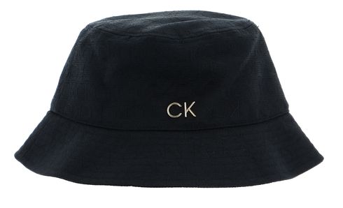 Calvin Klein Monogram Jacquard Bucket Hat Black