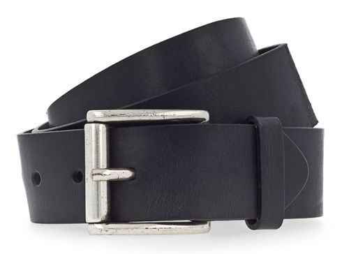 Vanzetti 40mm Full Leather Belt W115 Black