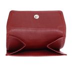 Golden Head Polo RFID Protect Billfold Coin Wallet With Front Flap Snap Closure Red
