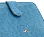 Golden Head Cayenne RFID Protect Petite Billfold Coin Wallet with Snap Closure Azure