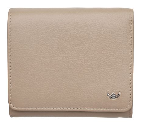 Golden Head Madrid RFID Protect Zipped Billfold Coin Wallet Taupe