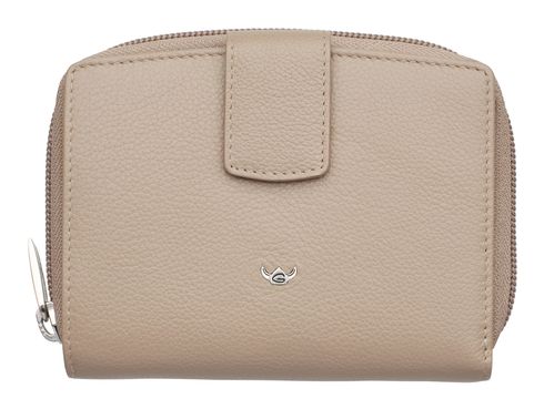 Golden Head Madrid RFID Protect Billfold Coin Wallet Taupe