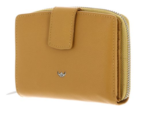 Golden Head Madrid RFID Protect Billfold Coin Wallet Gamboge