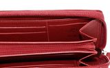 Golden Head Polo RFID Protect Zipped Ladies Purse Wallet Red