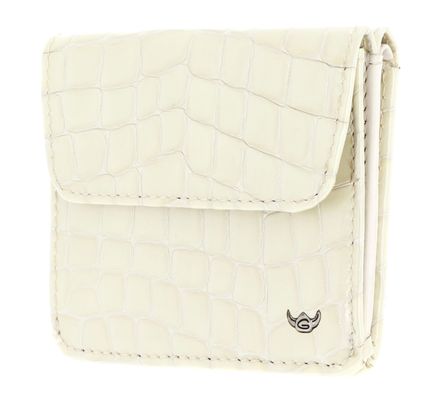 Golden Head Cayenne RFID Protect Billfold Coin Wallet With Front Snap Closure Cream