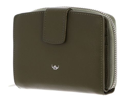 Golden Head Madrid RFID Protect Billfold Coin Wallet Olive