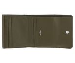 Golden Head Madrid RFID Protect Billfold Coin Wallet With Front Flap Snap Closure Olive