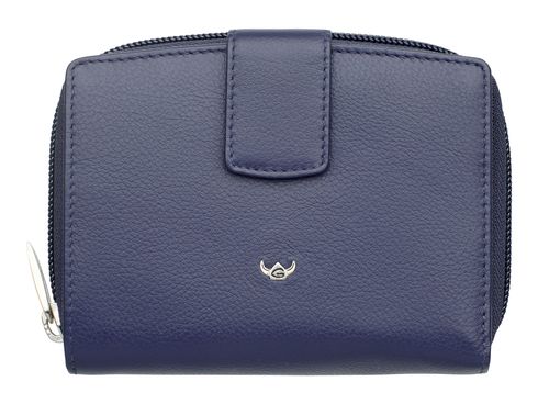 Golden Head Madrid RFID Protect Billfold Coin Wallet Blue