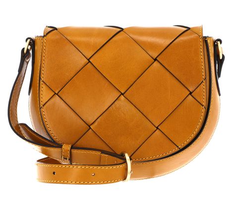 THE BRIDGE Bettina Intreccio Crossbody Bag Honey / Oro