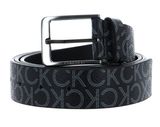 Calvin Klein Classic Mono Vital Belt + CC Holder Black