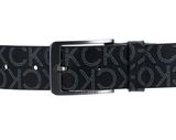 Calvin Klein Classic Mono Vital Belt + CC Holder Black