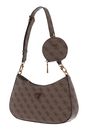 GUESS Alexie Top Zip Shoulder Bag Latte Logo GUESS Alexie Top Zip Shoulder Bag Latte Logo