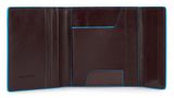 PIQUADRO Blue Square Men`s Pocket Wallet RFID Mogano PIQUADRO Blue Square Men`s Pocket Wallet RFID Mogano