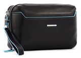 PIQUADRO Blue Square Wrist Clutch Nero PIQUADRO Blue Square Wrist Clutch Nero