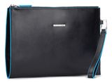 PIQUADRO Blue Square Tablet Men`s Clutch Nero PIQUADRO Blue Square Tablet Men`s Clutch Nero
