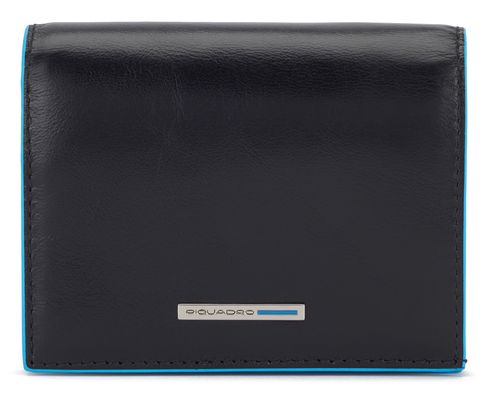 PIQUADRO Blue Square Women´s Bifold Wallet RFID Nero