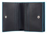 PIQUADRO Blue Square Women´s Bifold Wallet RFID Nero
