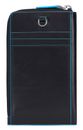 PIQUADRO Blue Square Smartphon Neck Strap Wallet RFID Nero PIQUADRO Blue Square Smartphon Neck Strap Wallet RFID Nero