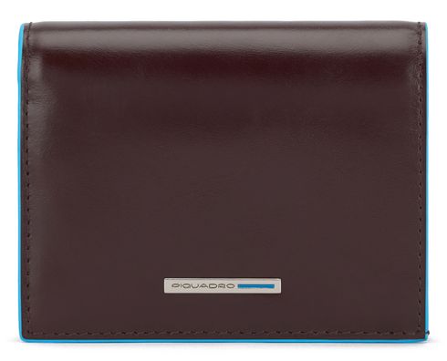 PIQUADRO Blue Square Women´s Bifold Wallet RFID Mogano