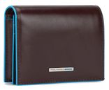 PIQUADRO Blue Square Women´s Bifold Wallet RFID Mogano