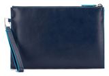 PIQUADRO Blue Square Tablet Men`s Clutch Blu Notte PIQUADRO Blue Square Tablet Men`s Clutch Blu Notte