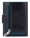 PIQUADRO Blue Square Men`s Pocket Trifold Wallet RFID Nero PIQUADRO Blue Square Men`s Pocket Trifold Wallet RFID Nero