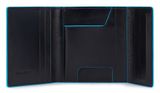 PIQUADRO Blue Square Men`s Pocket Wallet RFID Nero PIQUADRO Blue Square Men`s Pocket Wallet RFID Nero
