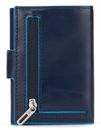 PIQUADRO Blue Square Men`s Pocket Trifold Wallet RFID Blu Notte PIQUADRO Blue Square Men`s Pocket Trifold Wallet RFID Blu Notte
