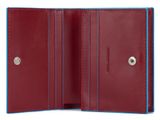 PIQUADRO Blue Square Women´s Bifold Wallet RFID Rosso
