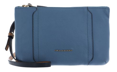 PIQUADRO Circle Women´s Clutch Azzurro / Cuoio