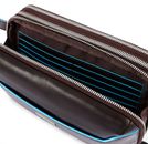 PIQUADRO Blue Square Wrist Clutch Mogano