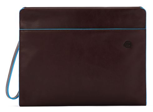 PIQUADRO Blue Square Revamp Tablet Clutch Mogano