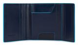 PIQUADRO Blue Square Men`s Pocket Wallet RFID Blu Notte PIQUADRO Blue Square Men`s Pocket Wallet RFID Blu Notte